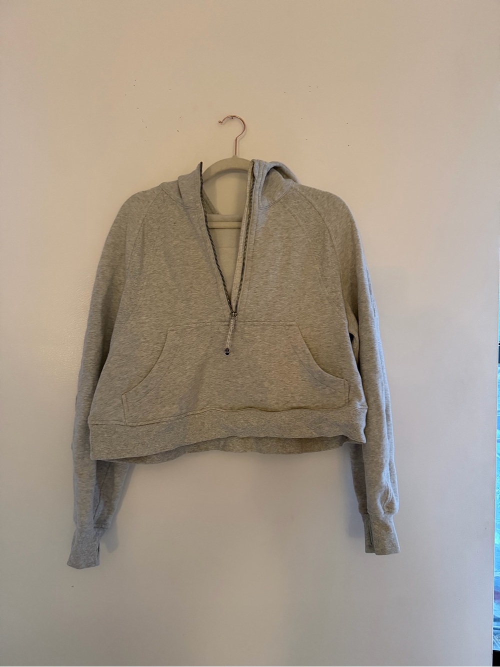 Lululemon Cropped Half-Zip Hoodie